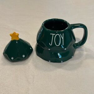 Rae Dunn Joy Christmas Tree Coffee Mug